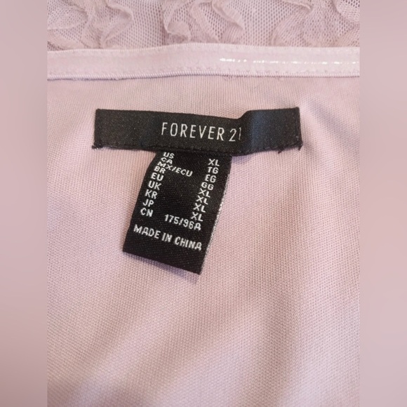 Forever 21 Strapless Sequin Lace Bodycon Dress XL - Picture 7 of 8